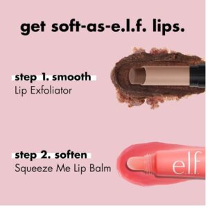 e.l.f. Squeeze Me Lip Balm – Strawberry Tint, Hyaluronic Acid Infused, Vegan & Cruelty-Free
