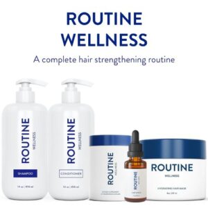 Routine Wellness Restorative Anti-Thinning Shampoo And Conditioner Set – Biotin-Infused, Color-Safe, Vegan Formula for Thinning Hair 10 Routine Wellness Shampoo